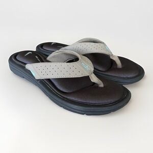 Nike Women's Comfort Footbed Sandal Size 8 Brown Flip Flops Thong Slides